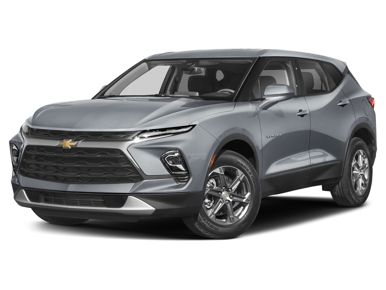 2025 Chevrolet Blazer RS in Black — front three-quarter view