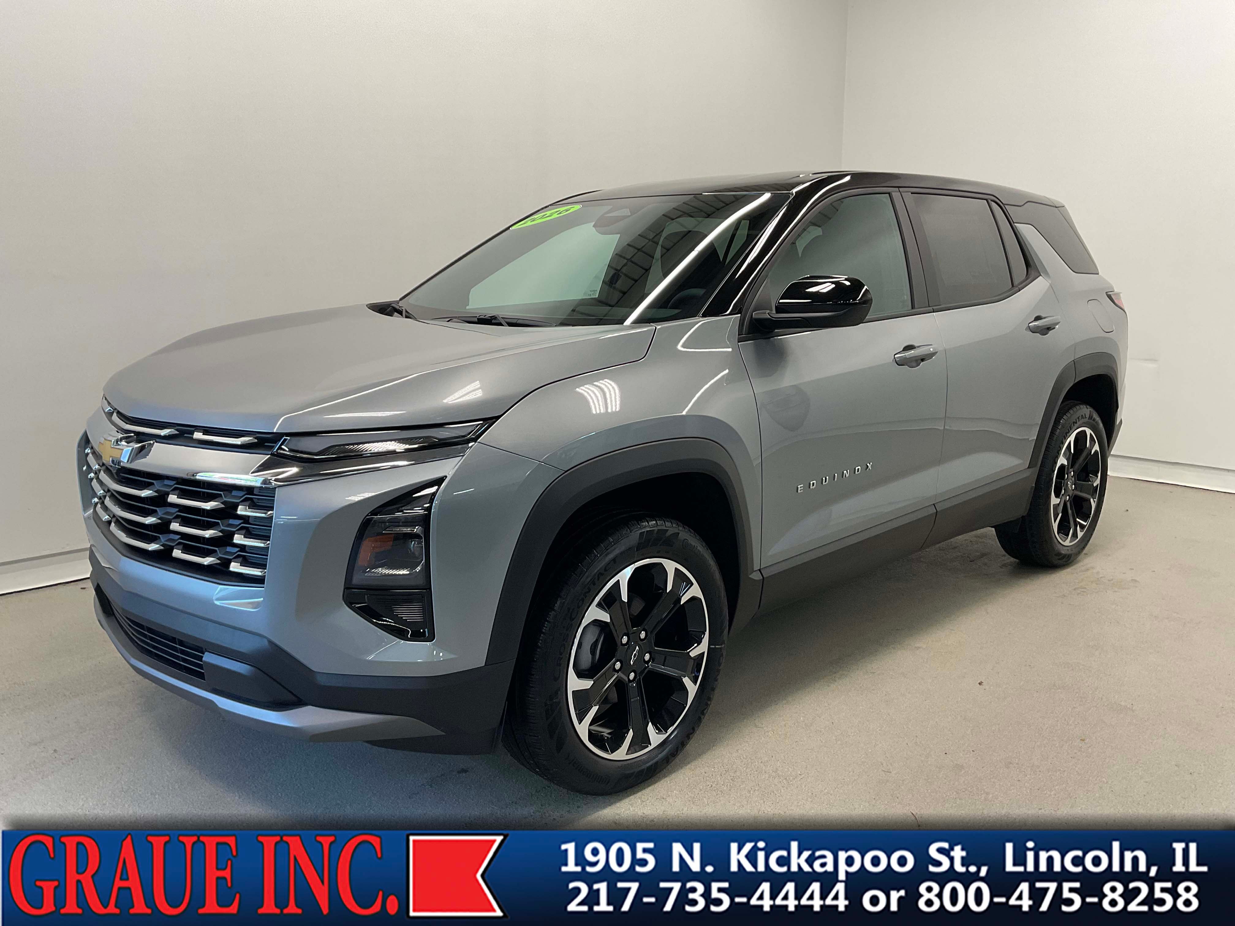 2026 Chevrolet Equinox LT in Sterling Gray Metallic — front three-quarter view