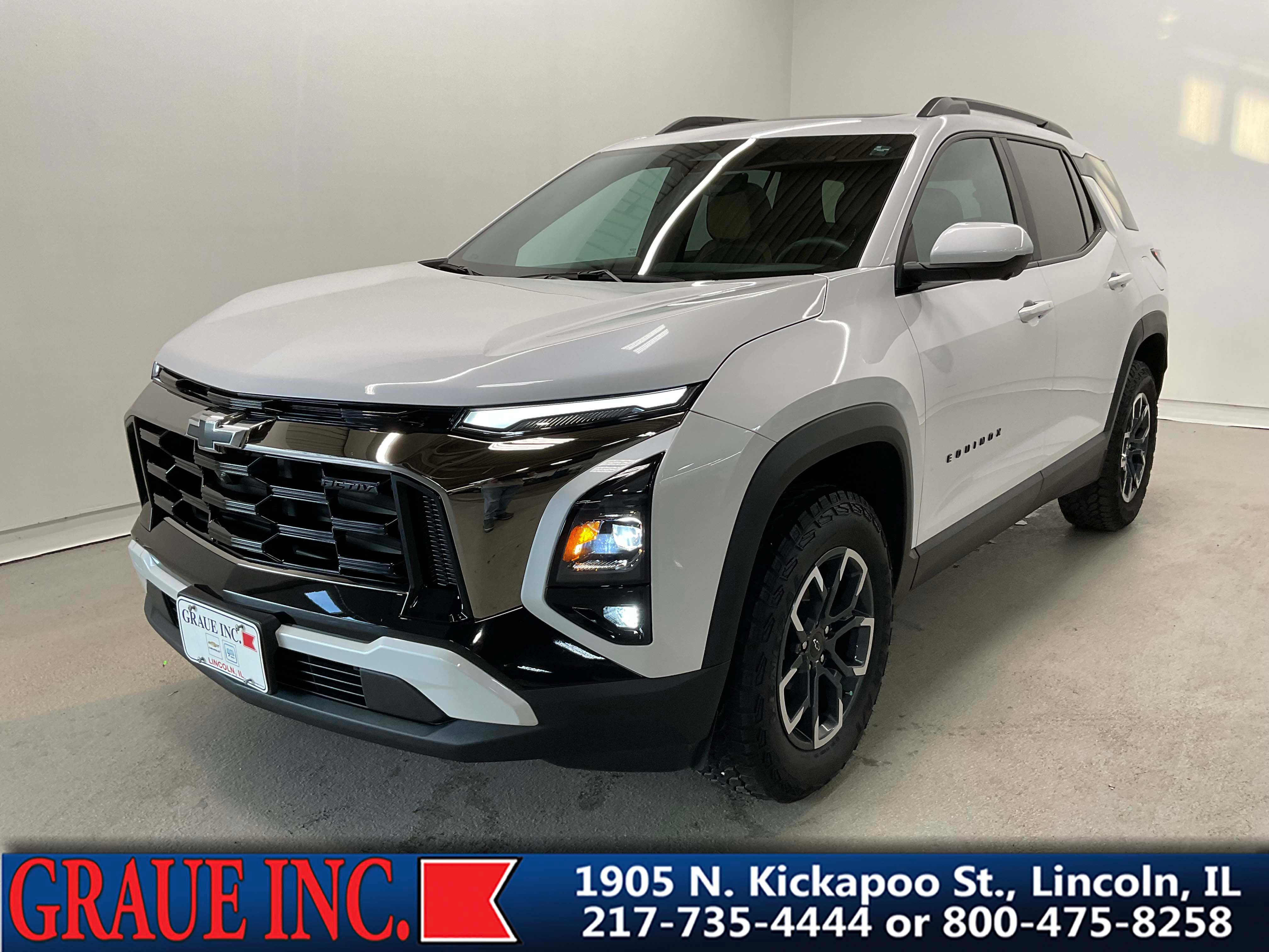 2025 Chevrolet Equinox ACTIV in Iridescent Pearl Tricoat — front three-quarter view