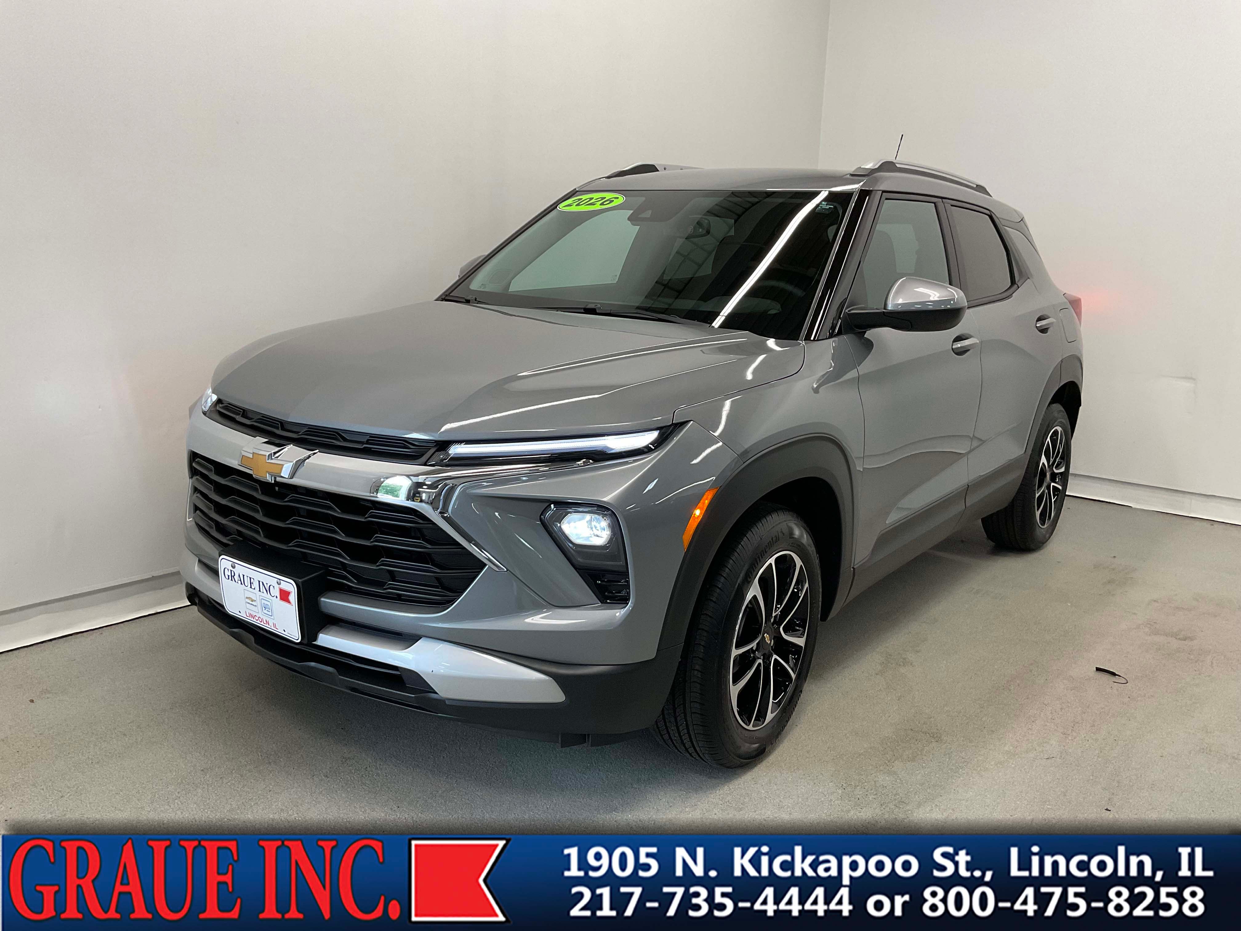2026 Chevrolet Trailblazer LT in Sterling Gray Metallic — front three-quarter view